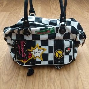 Betseyville checkerboard NY taxi bag/satchel